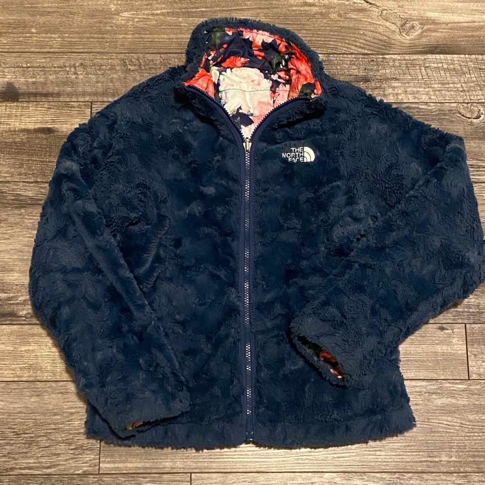 The North Face Reversible puffer/fleece jacket